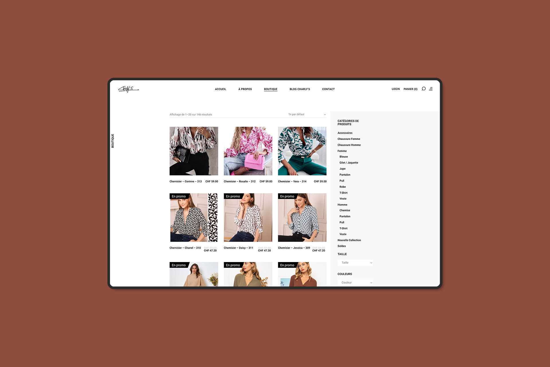 Charlys_boutique_Portfolio_website